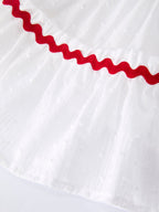 4th of July Flag Girl Tiered Ruffle Dress