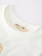 Boys Back To School Dog Plaid Short Set Applique