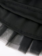 Back To School Crayon Girls Skirt Tulle Applique Skirt