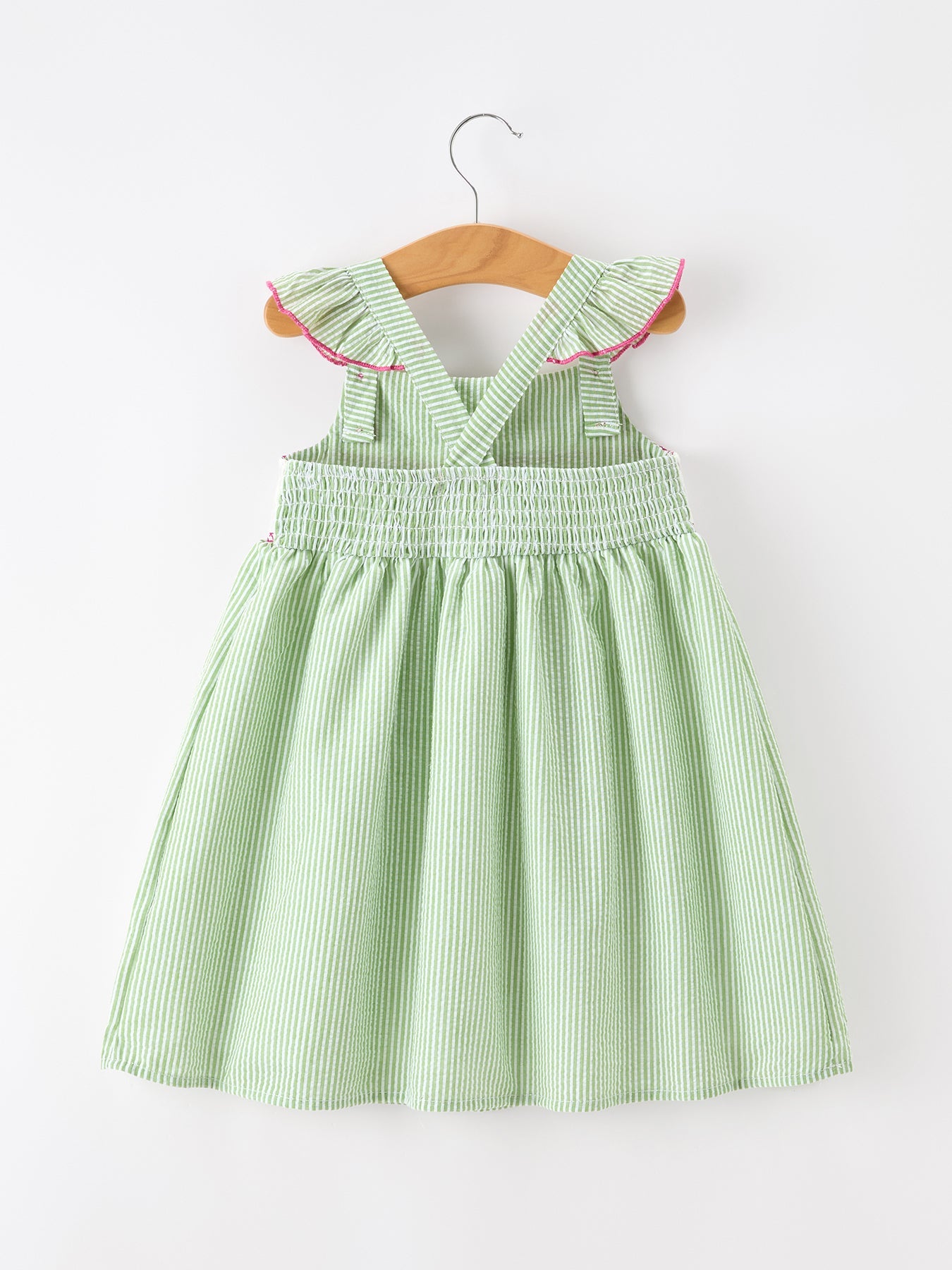 Western Boots Cactus Girls Dress Stripe