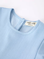 Back to School Pencil Applique Girl Dress Scallop Hem