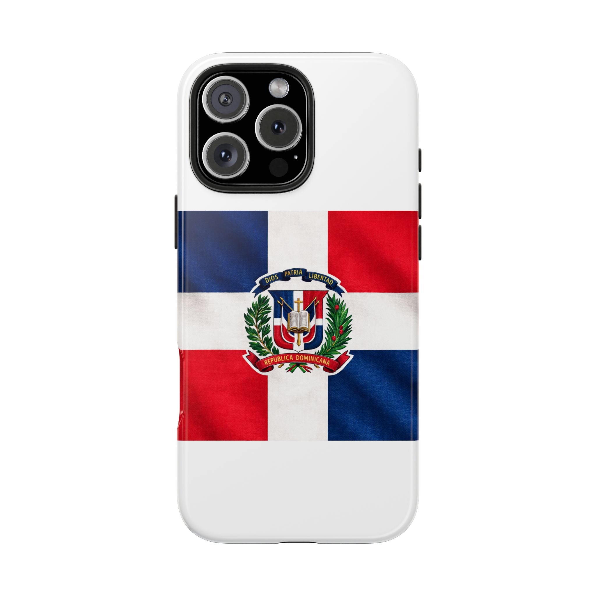 Dominican Flag Tough Phone Case Protective Patriotic Phone Cover