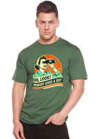 Funny Retro Woman Unisex Bamboo/Cotton Graphic T-Shirt