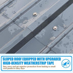 [20X20FT] Alora Extra Large Premium Heavy-Duty Outdoor Metal Carport Shelter (SAK97425)