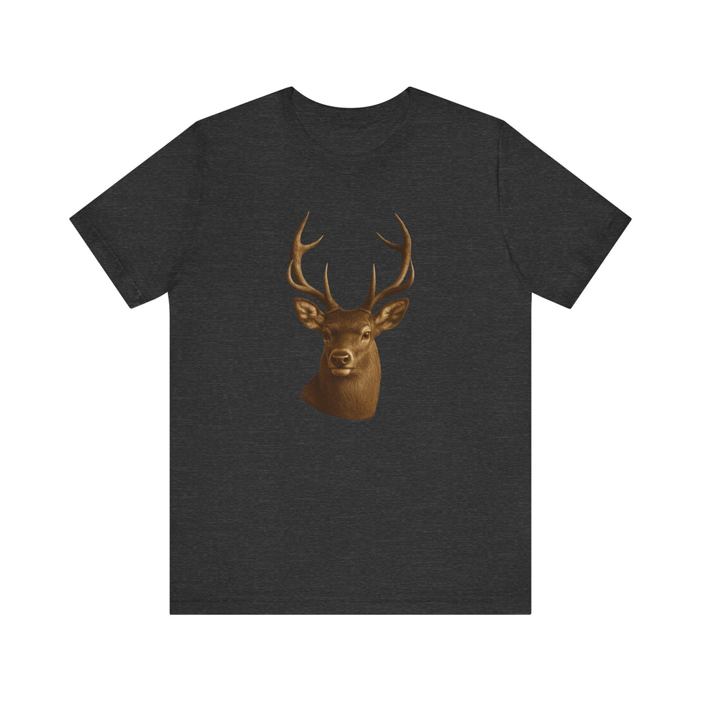 Rustic Deer Graphic Tee, Nature Lover Shirt, Outdoorsy Gift, Casual Wear, Wildlife Enthusiast Tee