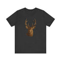 Rustic Deer Graphic Tee, Nature Lover Shirt, Outdoorsy Gift, Casual Wear, Wildlife Enthusiast Tee