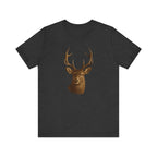 Rustic Deer Graphic Tee, Nature Lover Shirt, Outdoorsy Gift, Casual Wear, Wildlife Enthusiast Tee