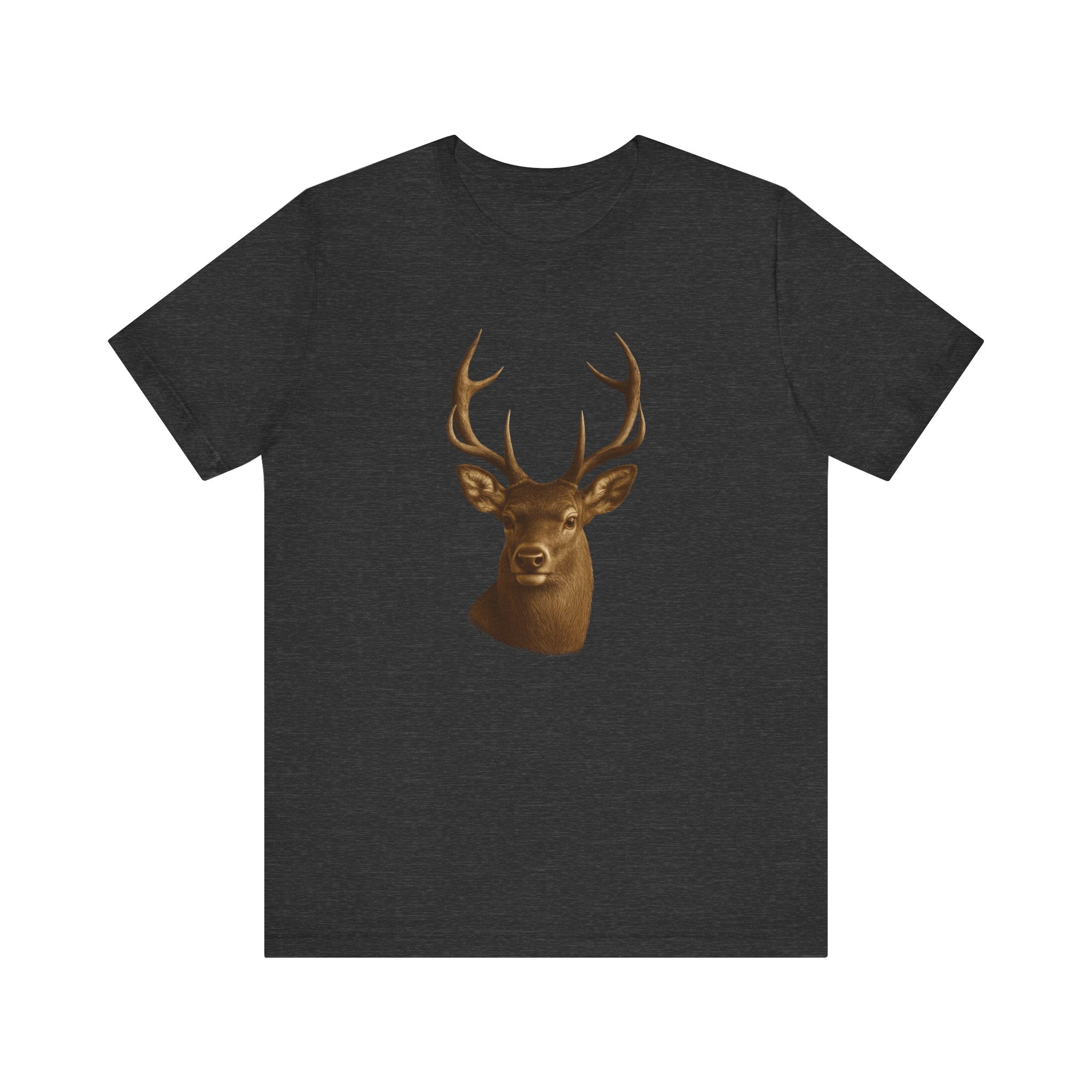 Rustic Deer Graphic Tee, Nature Lover Shirt, Outdoorsy Gift, Casual Wear, Wildlife Enthusiast Tee