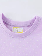Children's Ballerina Embroidered Round Neck Dress