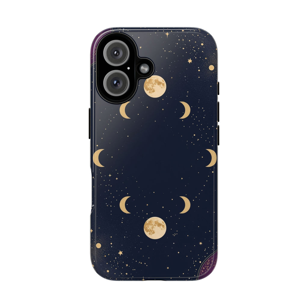 Moon Phases Phone Case — Celestial Night Sky iPhone Case