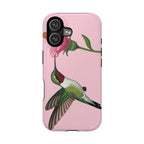 Phone Case — Pink Hummingbird Floral Magnetic Impact‑Resistant Case
