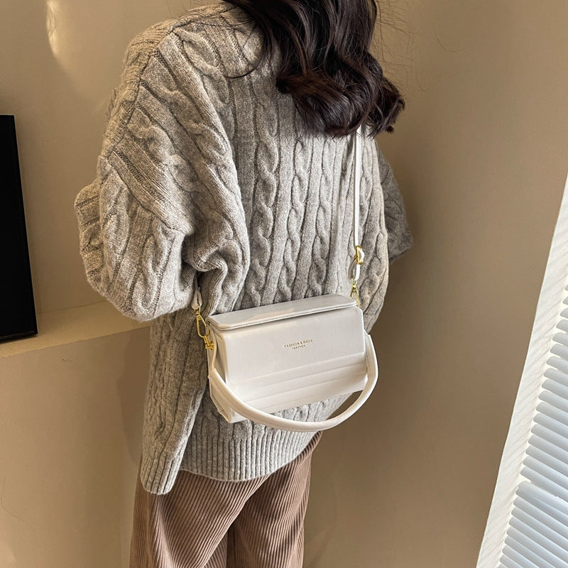 Urban Minimalist Box Crossbody Bag
