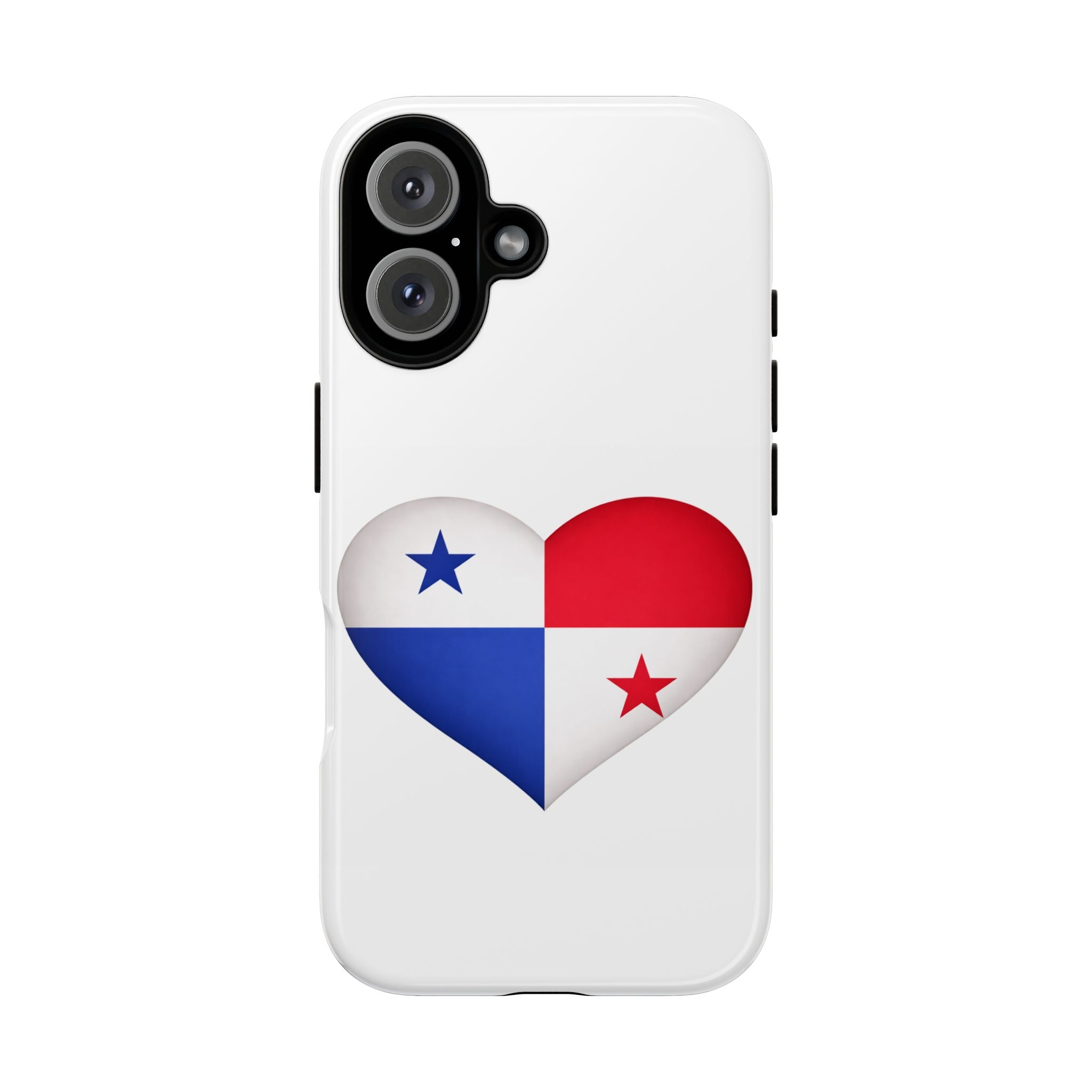 Panama Flag Heart Phone Case Patriotic Panama iPhone Case