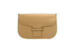 Genuine leather small shoulder bag for women trendy classic style hobo