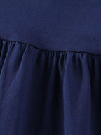Children's Cherry Applique Ruffle Hem Dress