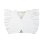 Ruffle Sleeve Sweater Vest