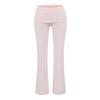 Low-rise Flared Jeans With A Turned-up Hem For A Slimming Look, Womens