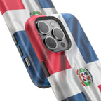 Dominican Republic Flag Magnetic Impact Resistant Phone Case