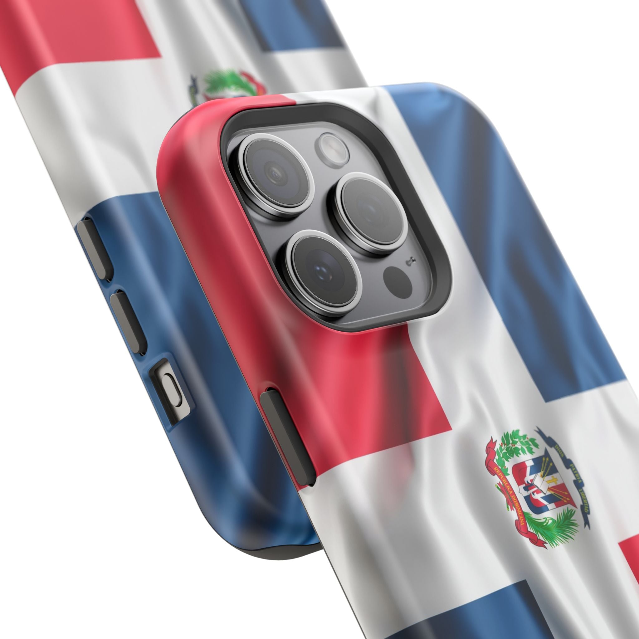 Dominican Republic Flag Magnetic Impact Resistant Phone Case