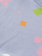 Children's Printed Short Sleeve Casual Dress