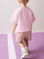 Children's Graphic Tee and Shorts Set