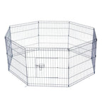 24" Tall Wire Fence 8 Panel Pet Folding Metal Play Pen