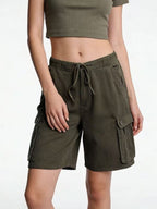 Cargo Shorts with Drawstring