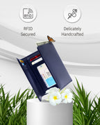 Vegan Trifold Wallet With ID Window