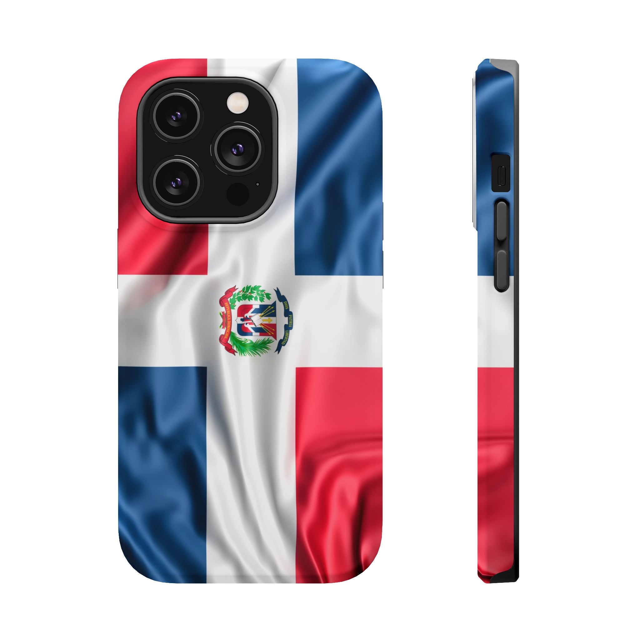 Dominican Republic Flag Magnetic Impact Resistant Phone Case