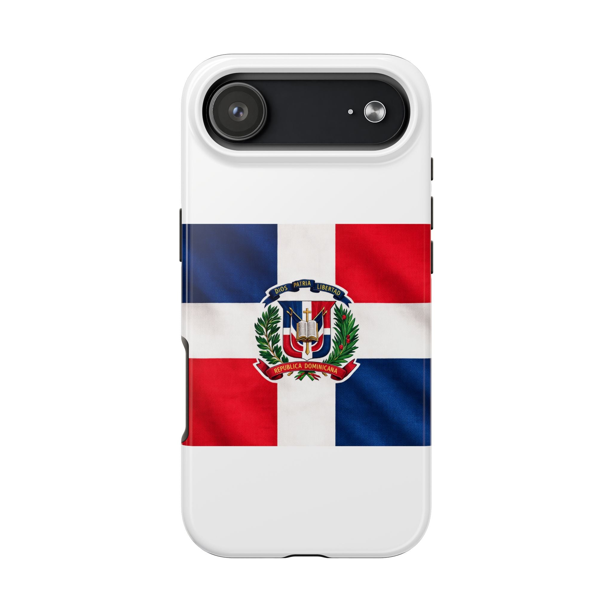 Dominican Flag Tough Phone Case Protective Patriotic Phone Cover
