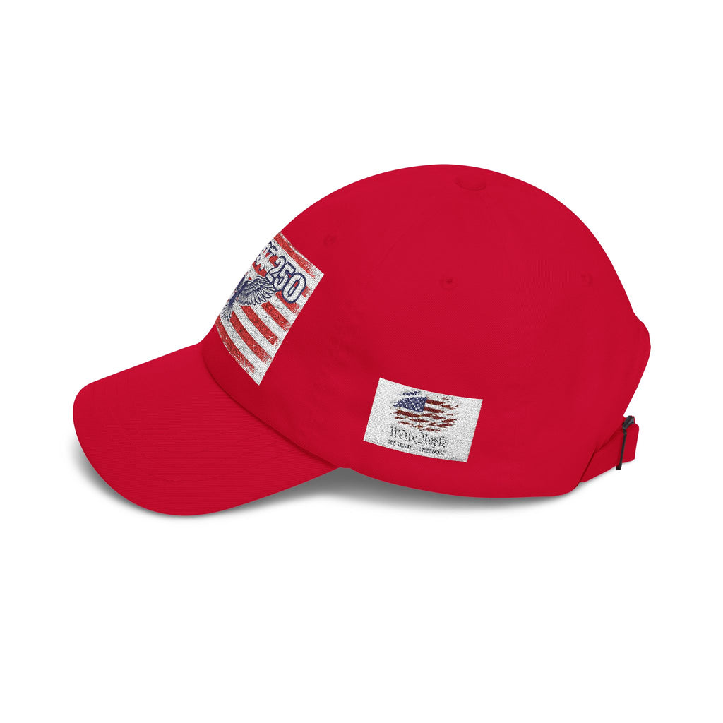 Patriot 250 Eagle Flag Dad Cap | American Flag Vintage Baseball Hat | Vintage USA Eagle Cap | Patriotic Adjustable Baseball Hat | Fourth of July