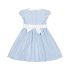 Organic Seersucker Peter Pan Collar Dress