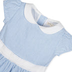 Organic Seersucker Peter Pan Collar Dress