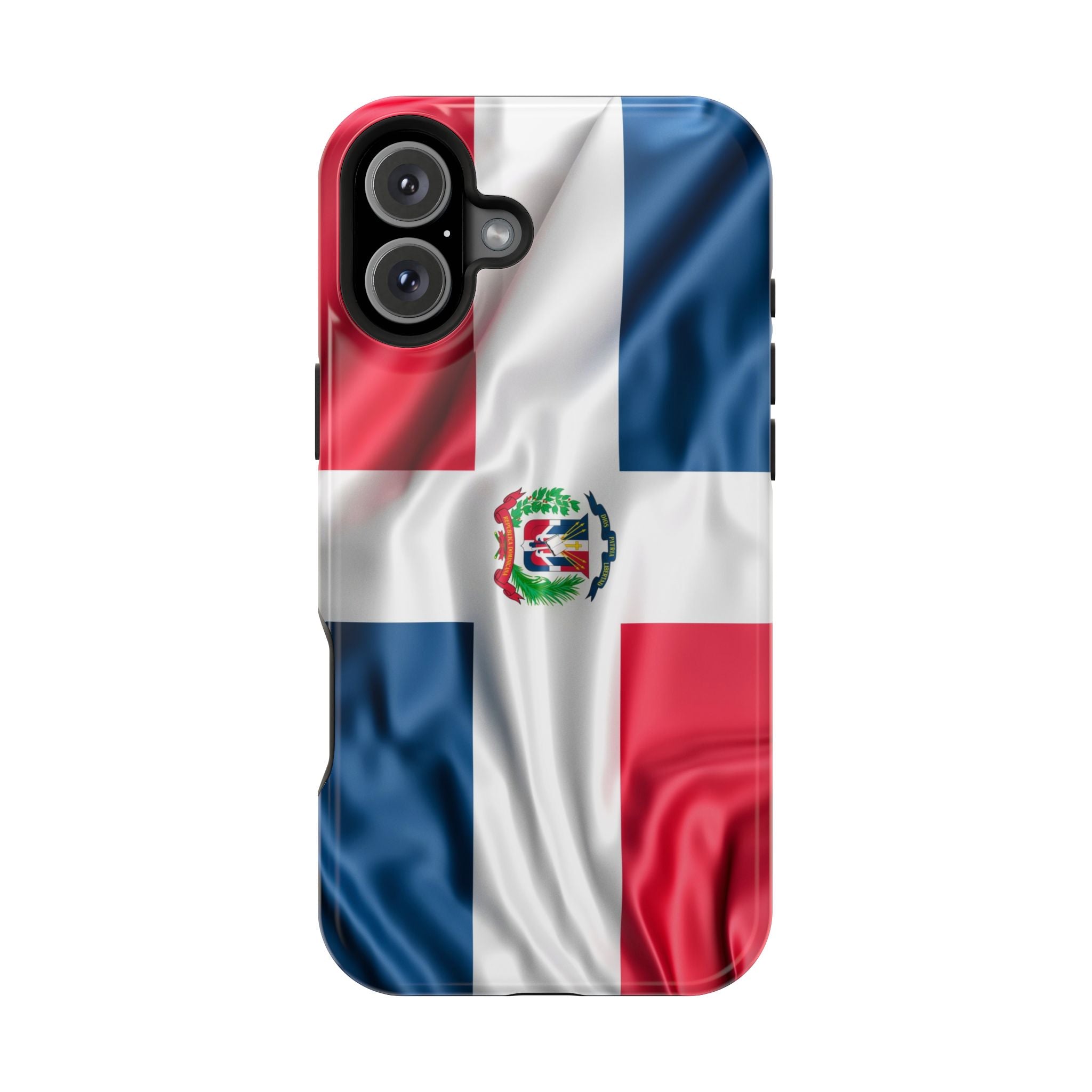 Dominican Republic Flag Magnetic Impact Resistant Phone Case