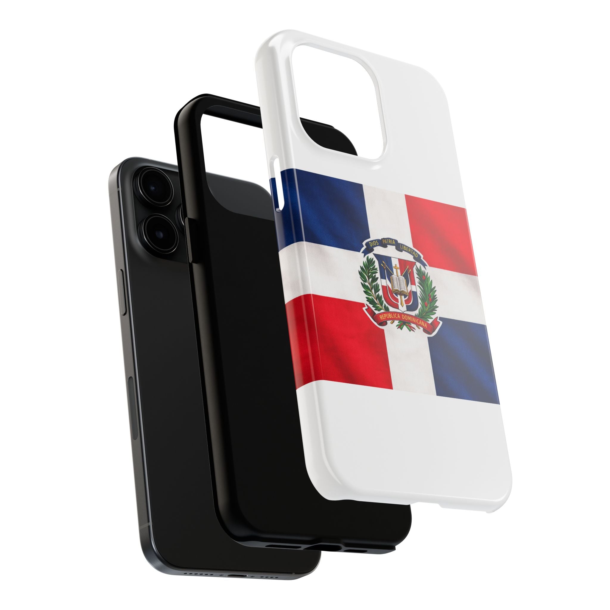 Dominican Flag Tough Phone Case Protective Patriotic Phone Cover