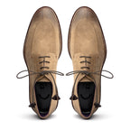 26-224-OAK CAMPO Sueded Goatskin Lace Up with Wax Finish, Oak