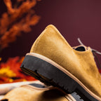 26-220-TOB CAMPO Sueded Goatskin Lace Up, Tobacco
