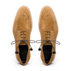 26-220-TOB CAMPO Sueded Goatskin Lace Up, Tobacco