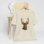 Rustic Deer Graphic Tee, Nature Lover Shirt, Outdoorsy Gift, Casual Wear, Wildlife Enthusiast Tee