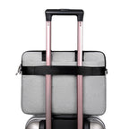 Laptop Bag Men's Handbag Briefcase Shockproof Pu Leather