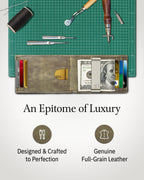 Slim Money Clip Bifold Wallet