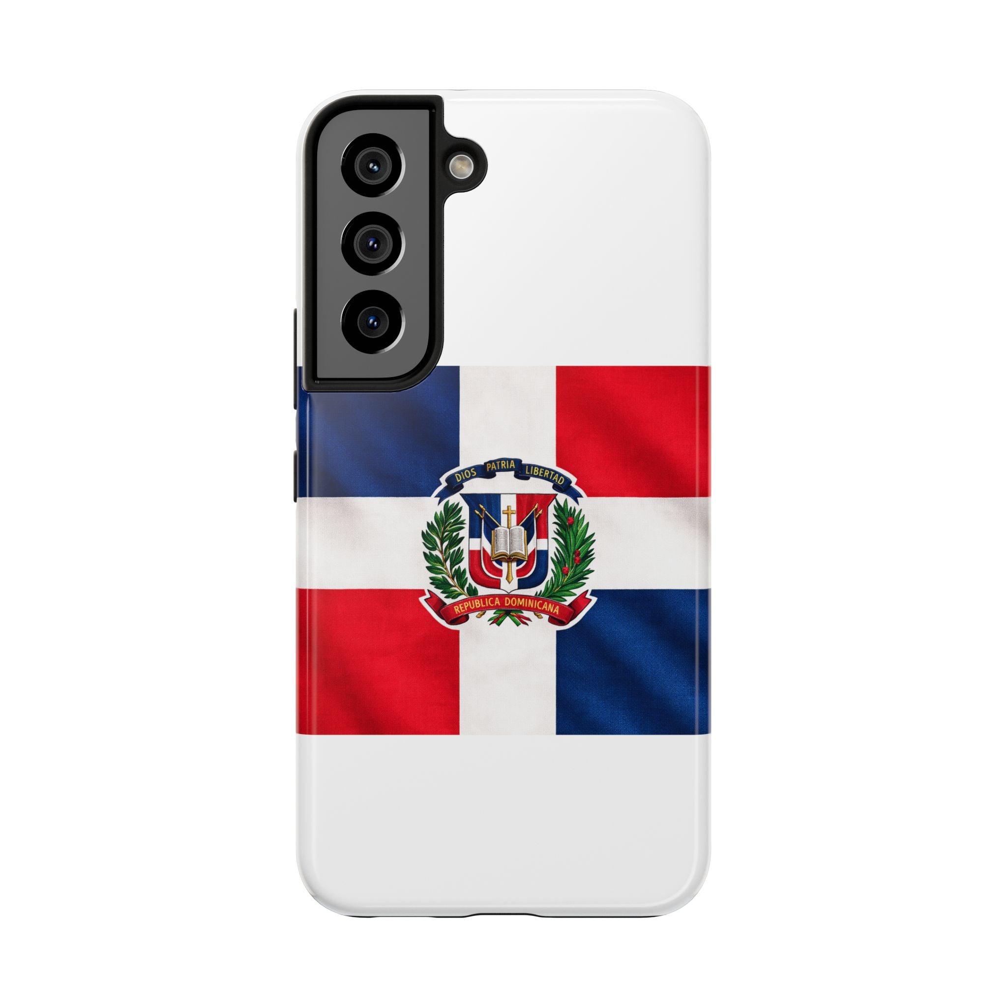 Dominican Flag Tough Phone Case Protective Patriotic Phone Cover
