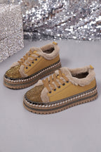 Harper Lace Up Flat Shoes