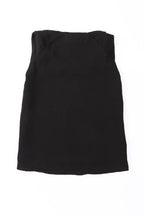 Apricot Plain V Neck Casual Knotted Shoulder Vest