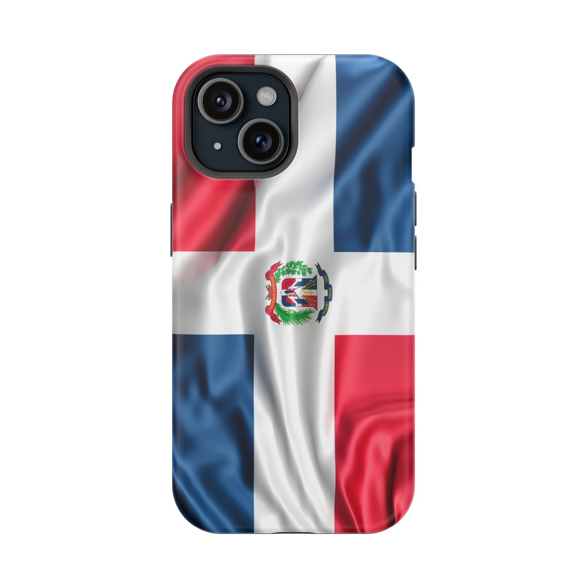 Dominican Republic Flag Magnetic Impact Resistant Phone Case