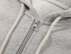 Relaxed Stylish Versatile Zip-up Cardigan Top