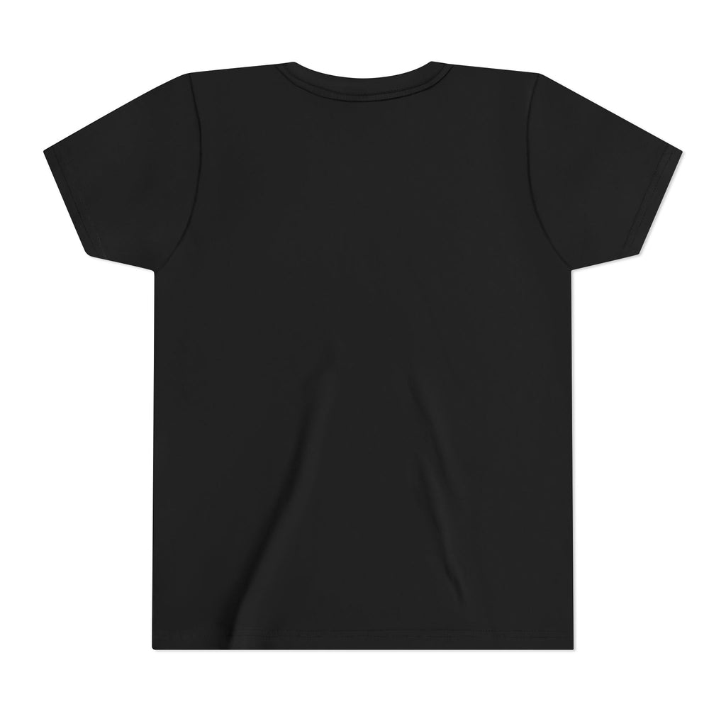 Youth Tee — "Punch Love" Monkey Hugging Pink Teddy Cute Kids Valentine Shirt