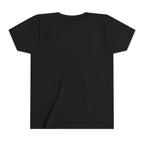 Youth Tee — "Punch Love" Monkey Hugging Pink Teddy Cute Kids Valentine Shirt