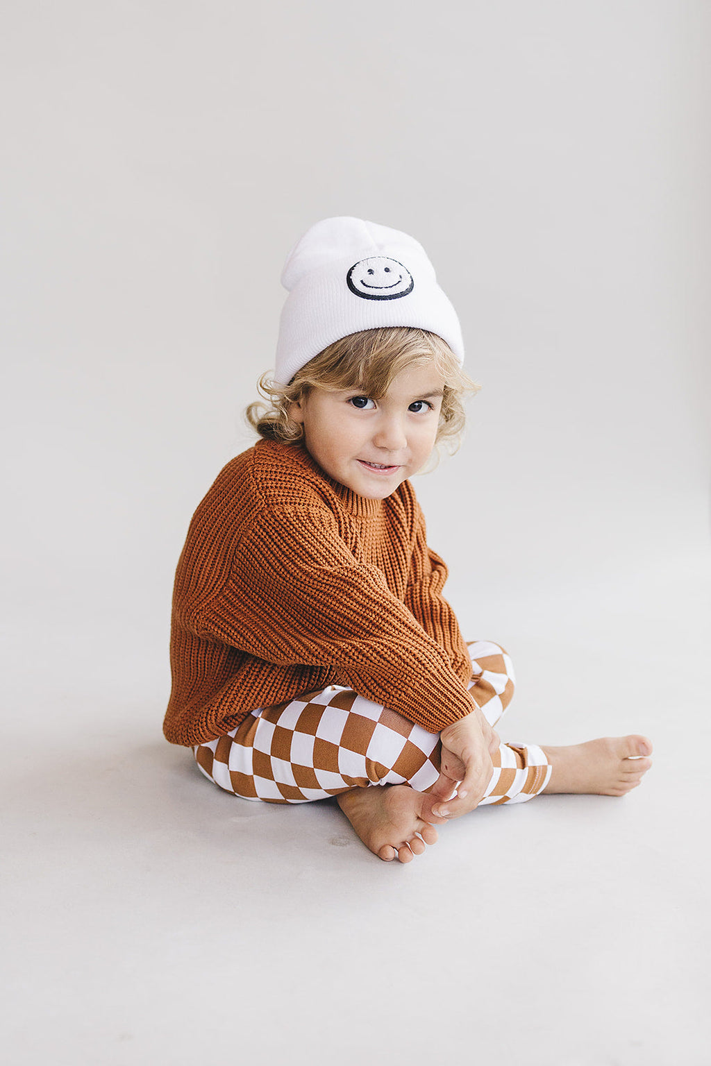 Chunky Knit Sweater | Rust