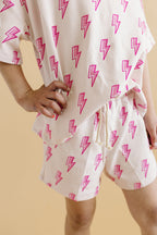 Shorts Set | Pink Bolts